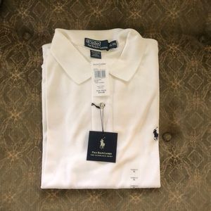 New polo by Ralph Lauren, XL white polo shirt